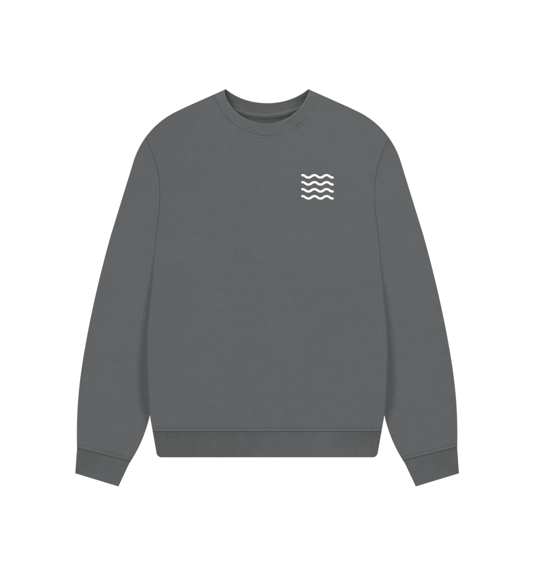 Slate Grey Printed Sweater