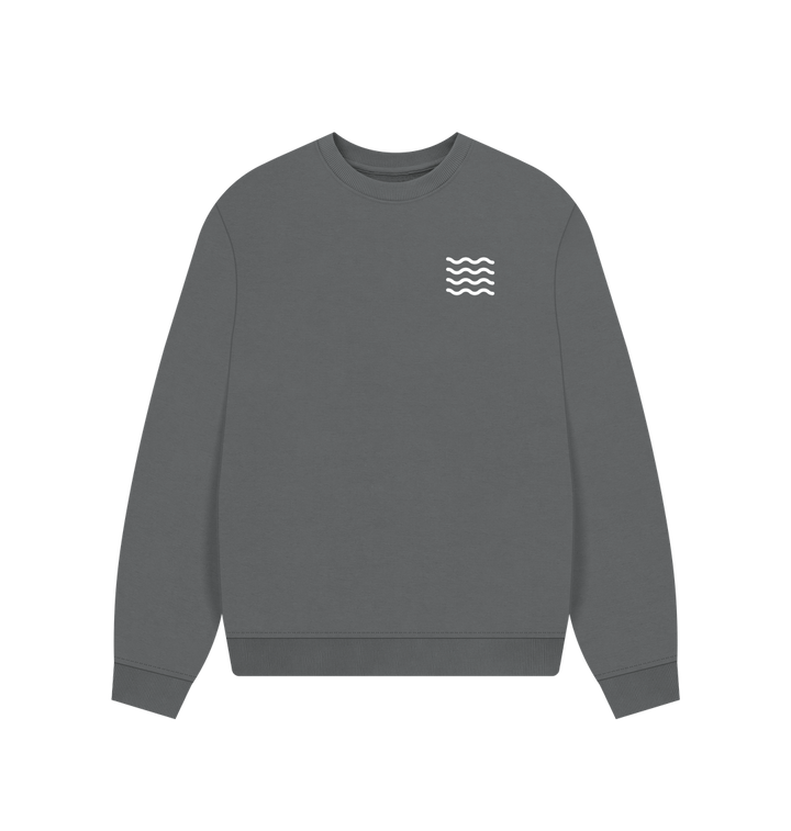 Slate Grey Printed Sweater