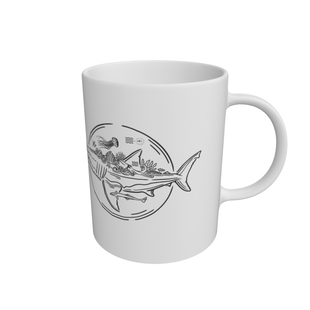 White Mug Front