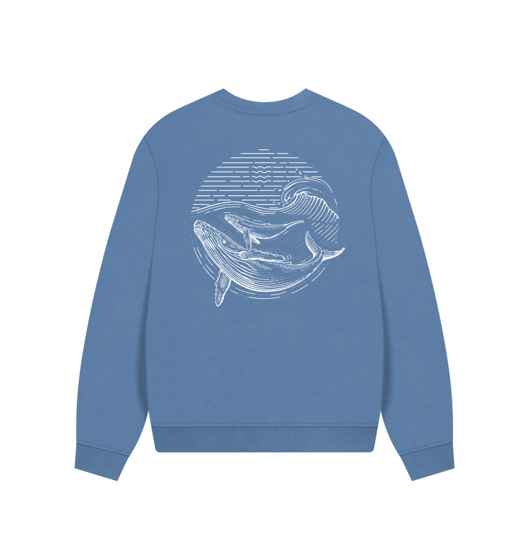 Solent Printed Sweater Back