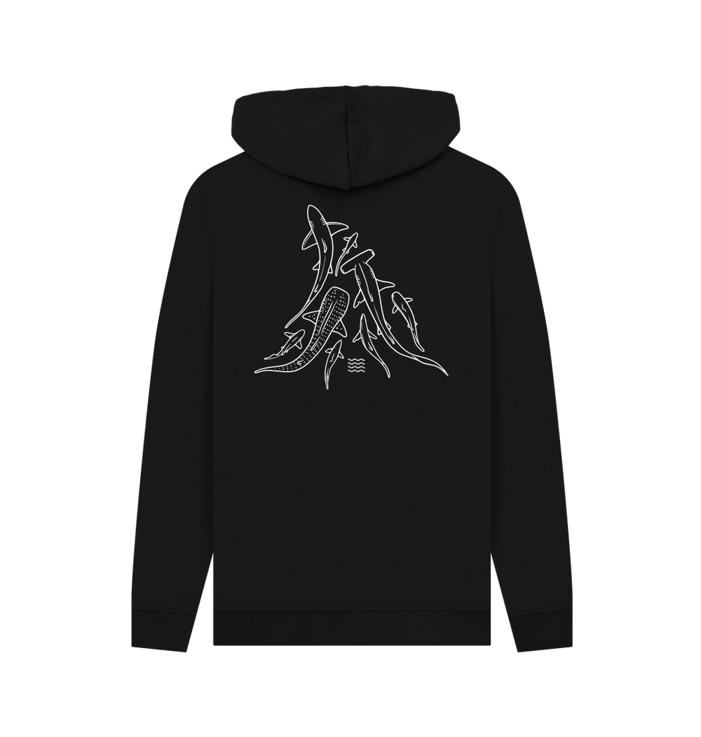 Black Printed Hoody