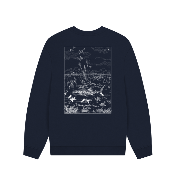 Navy Blue Printed T-shirt