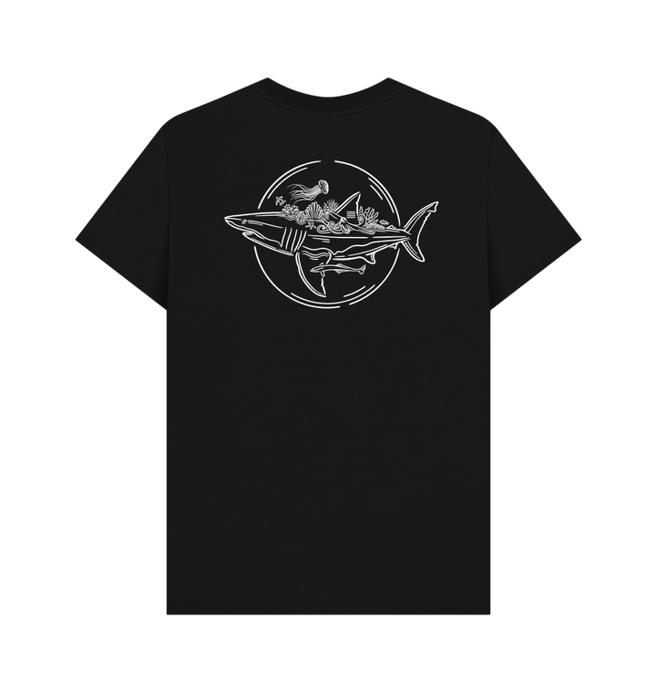 Black Printed T-shirt Back