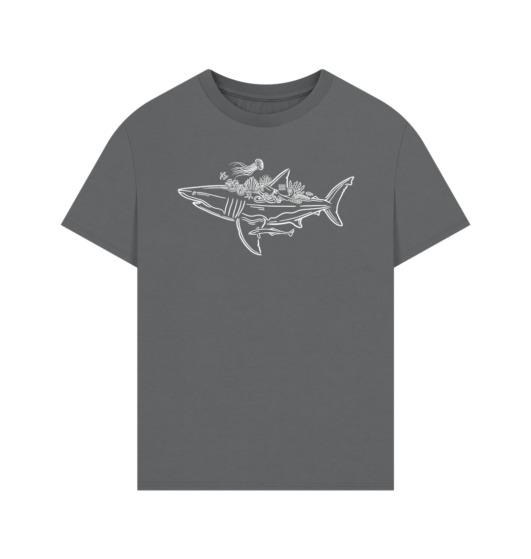Slate Grey Printed T-shirt