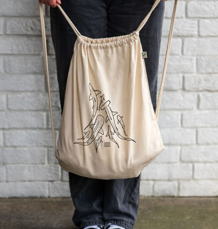 Fins Drawstring Bag